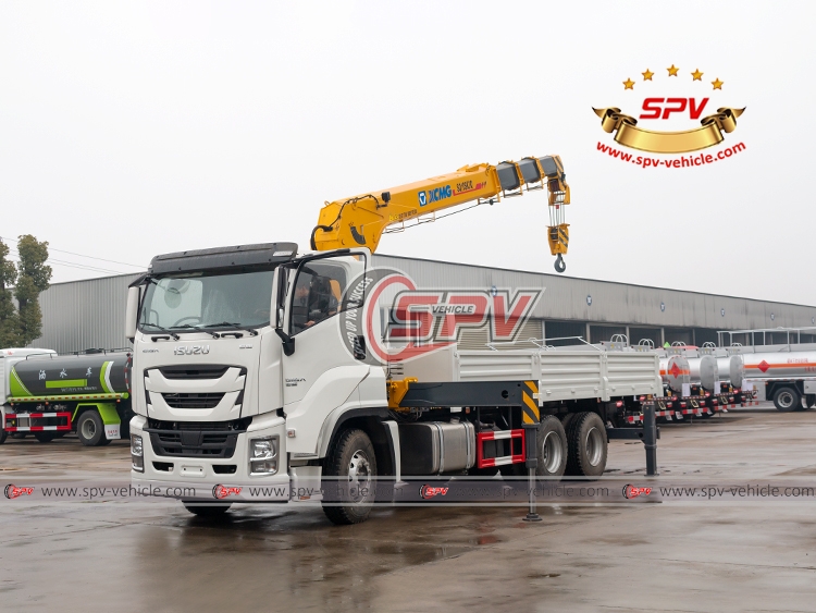 10 Tons Cargo Crane Truck ISUZU - Testing